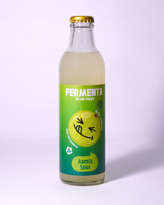 Fermenta Amla Sour in a Glass Bottle 250ml