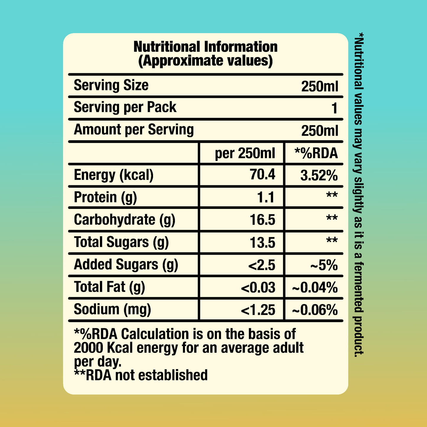 Piña Colada Water Kefir-Probiotic Sparkling Drink | FERMENTA