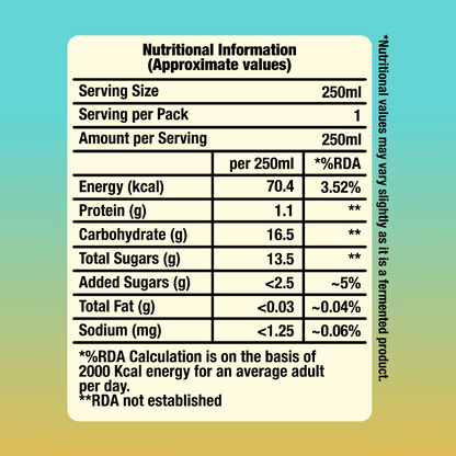 Piña Colada Water Kefir-Probiotic Sparkling Drink | FERMENTA