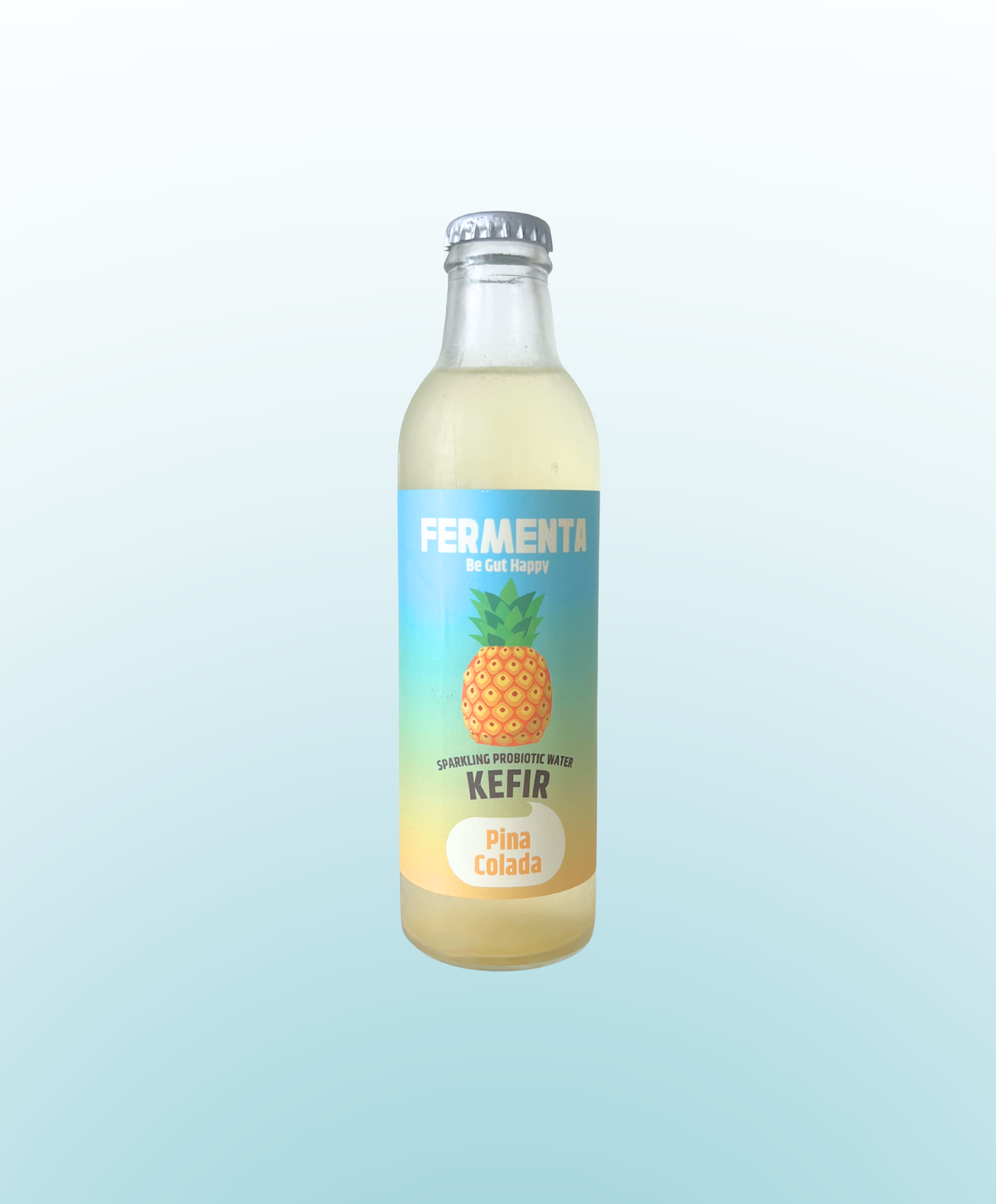 Piña Colada Water Kefir-Probiotic Sparkling Drink | FERMENTA